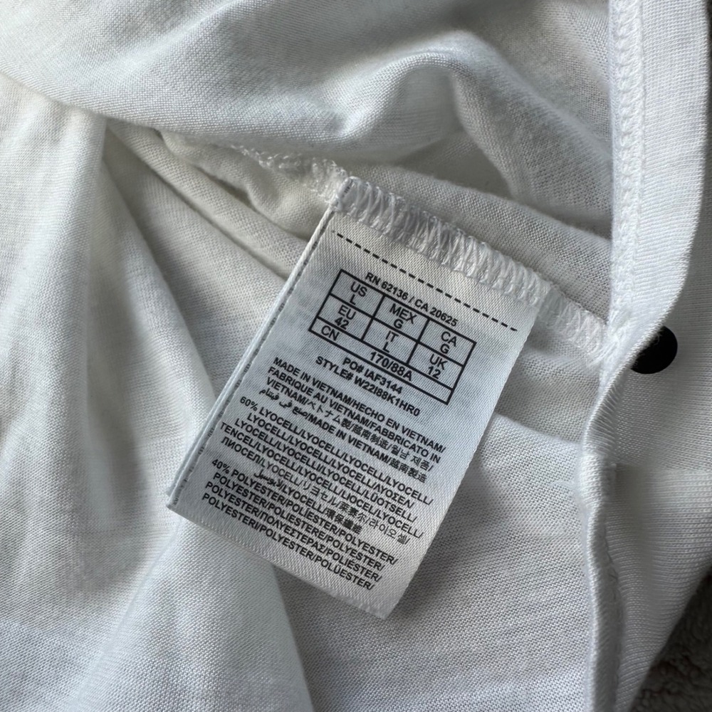 Sheer White Layering Tank GUESS Racerback Lightweight - Picture 3 of 5